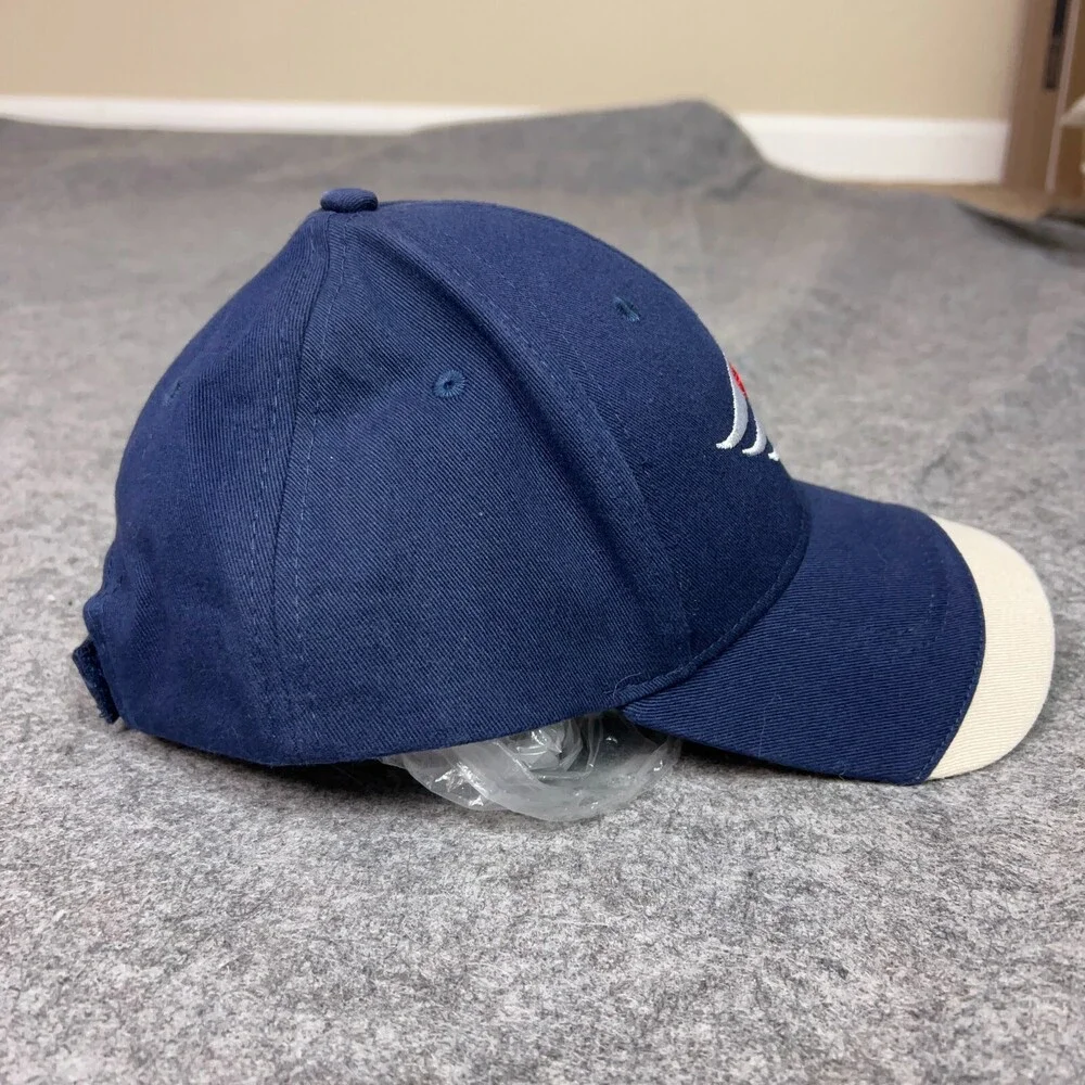 Disney Mens Hat Cap Strap Back Blue Beige Cruise‎ Lines Cap Vacation Beach Logo